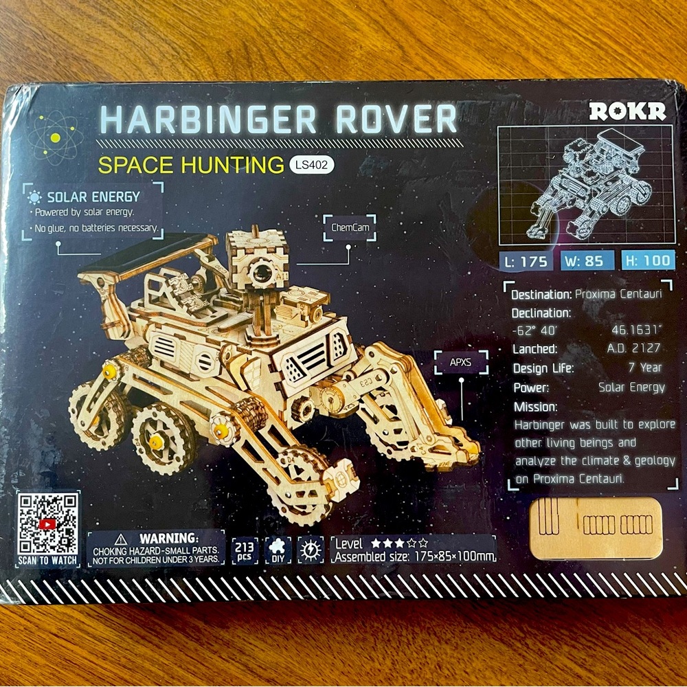 NWT: Robotime Space Rover Build Kit!!